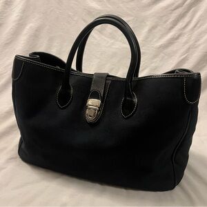 🖤 Dooney & Bourke Monogram Canvas Satchel Handbag